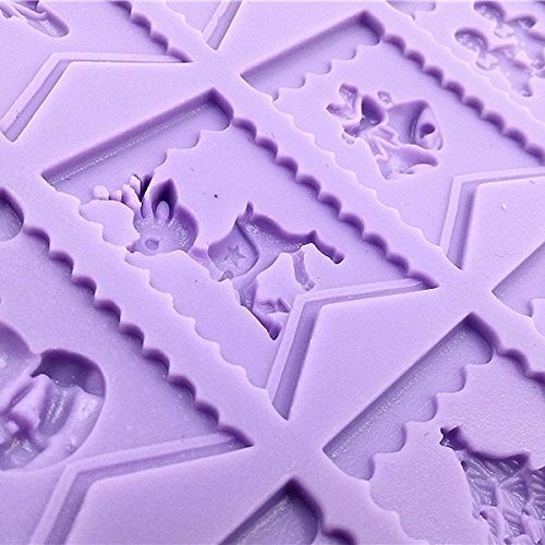 "dipshop Christmas Flag Silicone Mold Fondant Cake Cookie Mould" shopping N5