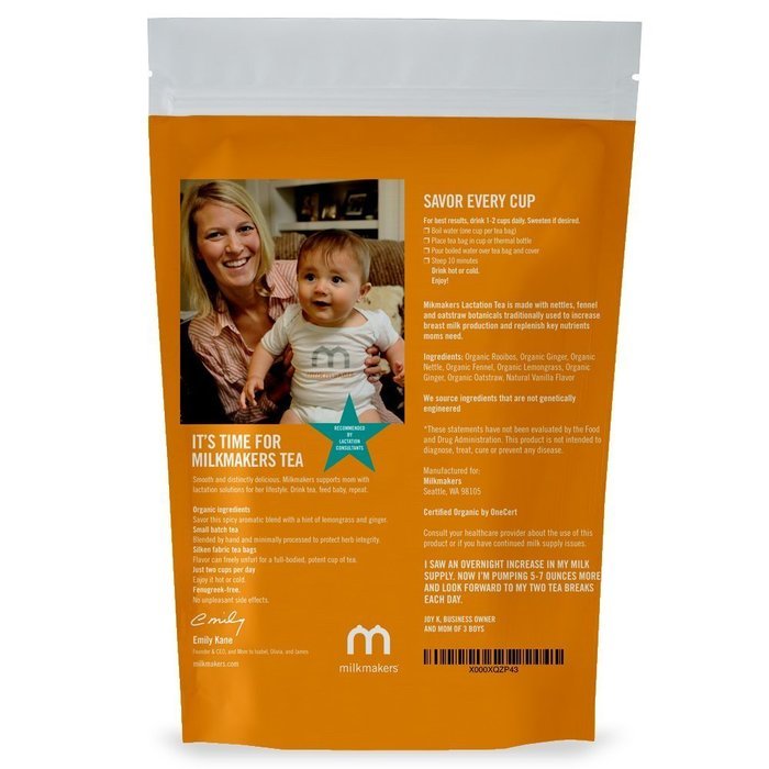 Milkmakers Lactation Tea, 1.23 Ounce, Coconut, 14 Tea Bags N6
