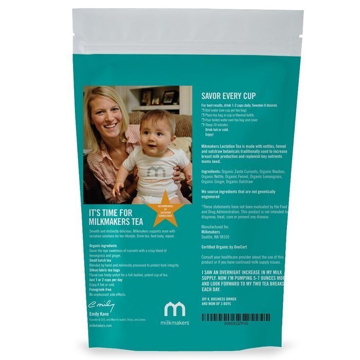 Milkmakers Lactation Tea, 1.23 Ounce, Coconut, 14 Tea Bags N8
