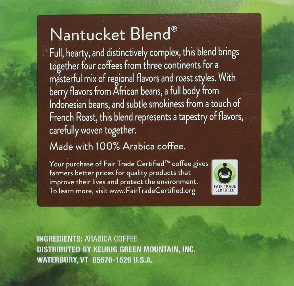 Green Mountain K-Cups Coffee, Nantucket Blend, 12 ct N4