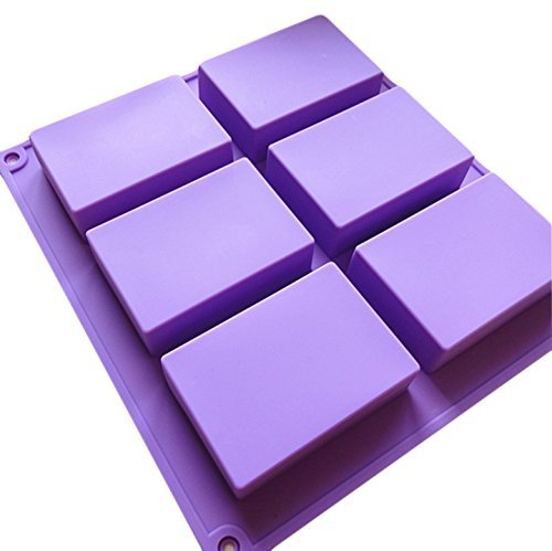 Rectangular Silicone Cake Mold Pan 9"x8.4"x0.98" Color At Random