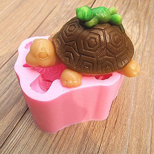 "3D Tortoise Frog Silicone Fandant Mold Chocolate Soap Mould" shopping N2