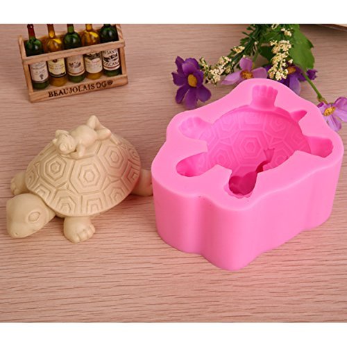 "3D Tortoise Frog Silicone Fandant Mold Chocolate Soap Mould" shopping N5