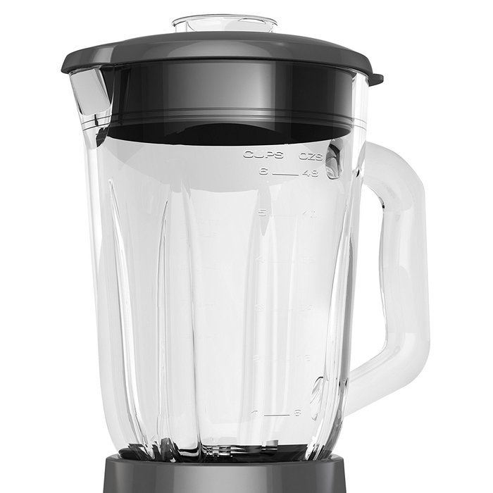 BLACK+DECKER BL1130N FusionBlade Blender with 6-Cup Glass Jar, 12-Speed Settings, Navy Blender N4