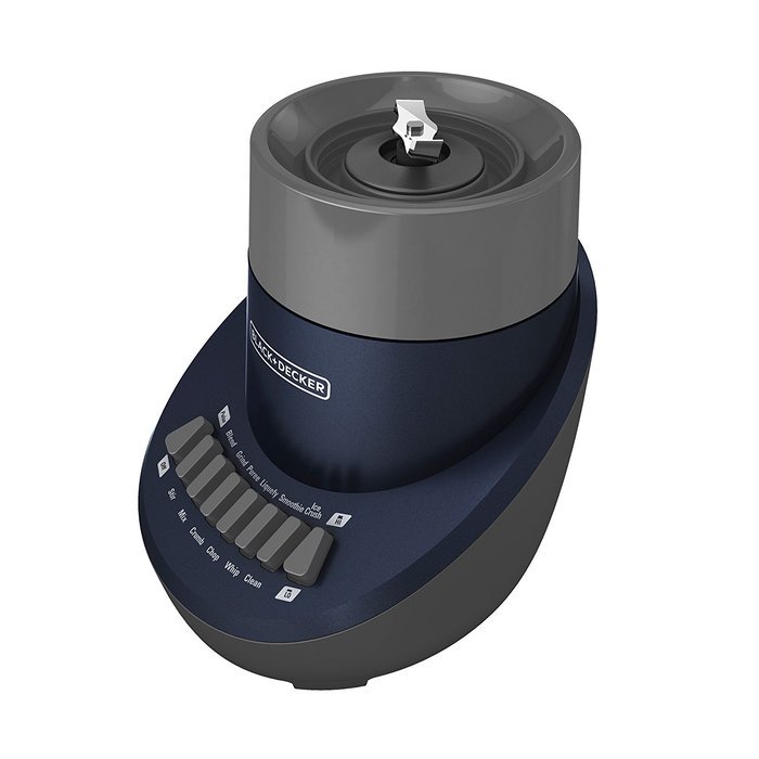 BLACK+DECKER BL1130N FusionBlade Blender with 6-Cup Glass Jar, 12-Speed Settings, Navy Blender N7