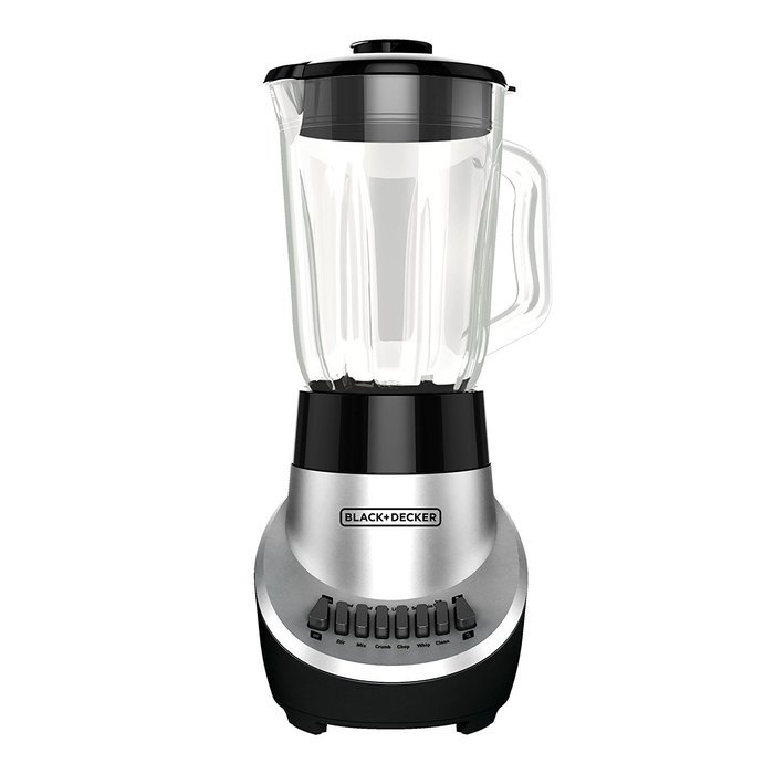 BLACK+DECKER BL1130N FusionBlade Blender with 6-Cup Glass Jar, 12-Speed Settings, Navy Blender N8