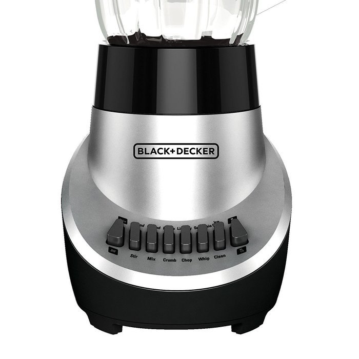 BLACK+DECKER BL1130N FusionBlade Blender with 6-Cup Glass Jar, 12-Speed Settings, Navy Blender N11
