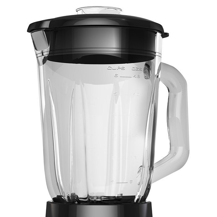 BLACK+DECKER BL1130N FusionBlade Blender with 6-Cup Glass Jar, 12-Speed Settings, Navy Blender N15