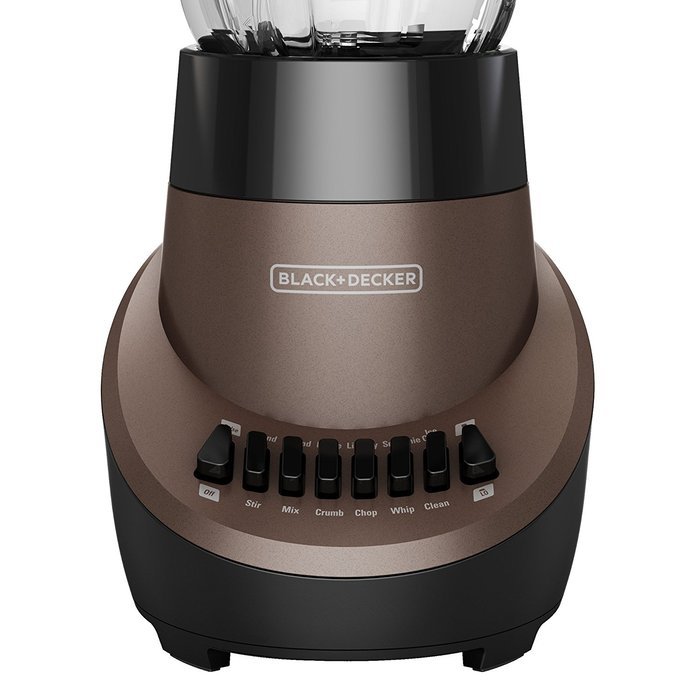 BLACK+DECKER BL1130N FusionBlade Blender with 6-Cup Glass Jar, 12-Speed Settings, Navy Blender N16