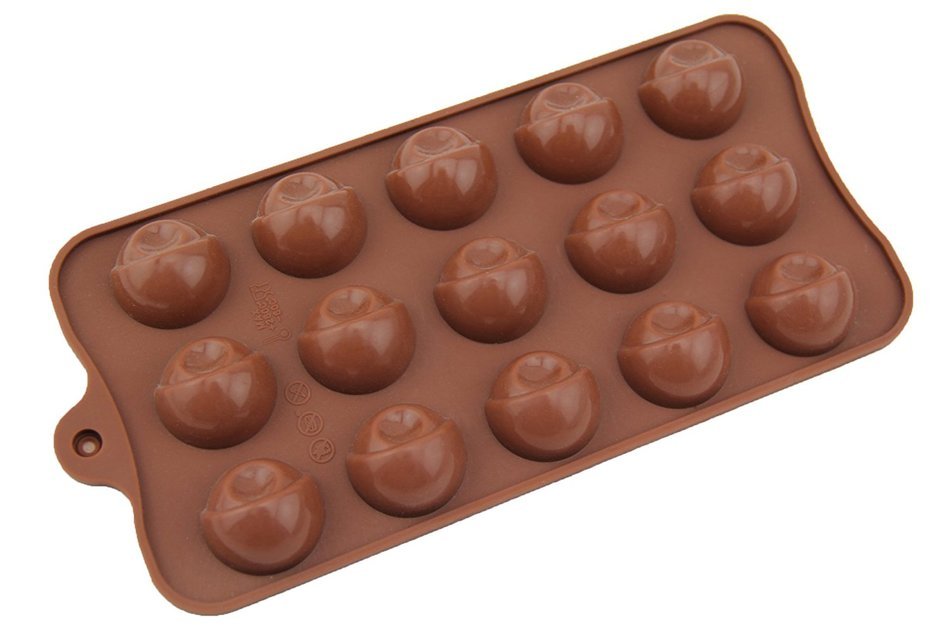 On The Journey - Semi- Half Semicircle Muffin Sweet Candy Jelly Ice Silicone Mould Mold Wedding Party Cake Baking...
