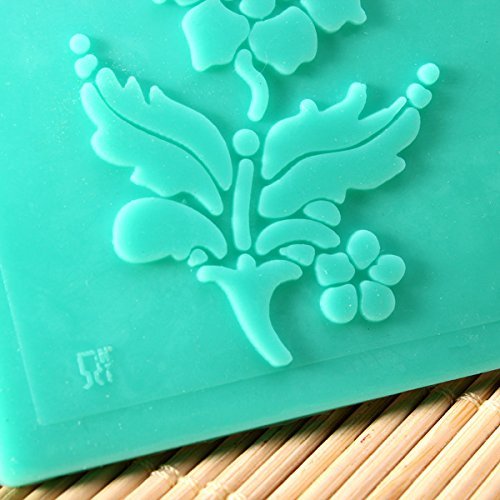 Flower Shaped Lace Mold Fondant Cake Tools Silicone Mould N3