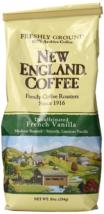 New England Coffee Hazelnut Creme, Decaffeinated, 10 Ounce N4