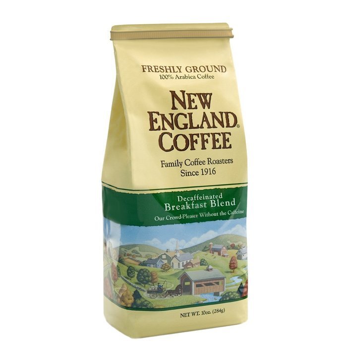 New England Coffee Hazelnut Creme, Decaffeinated, 10 Ounce N12