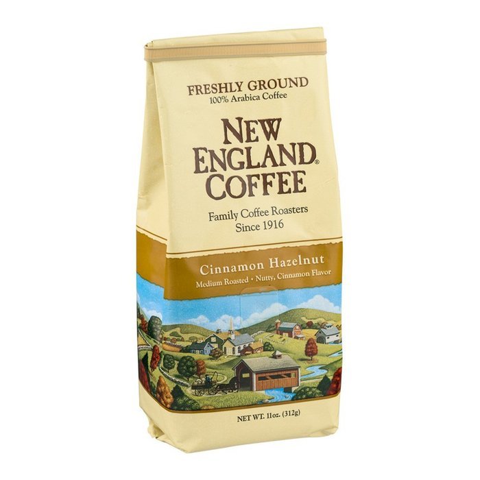 New England Coffee Hazelnut Creme, Decaffeinated, 10 Ounce N15