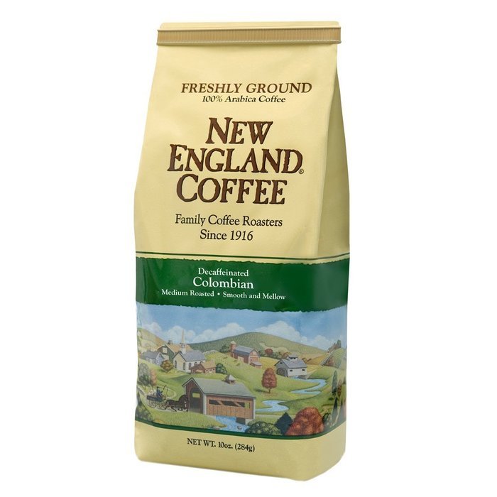 New England Coffee Hazelnut Creme, Decaffeinated, 10 Ounce N17