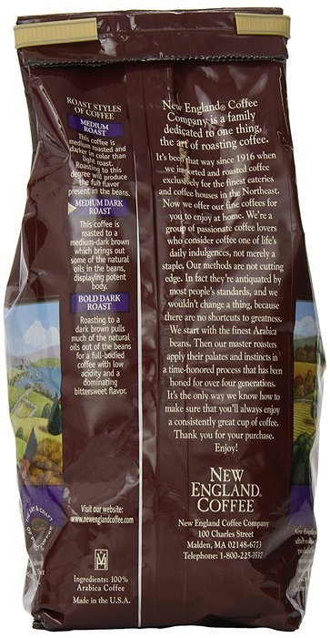 New England Coffee Hazelnut Creme, Decaffeinated, 10 Ounce N19