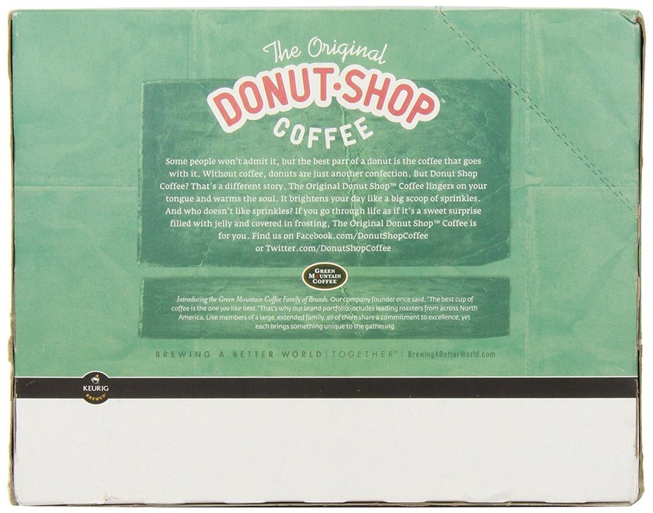 The Original Donut Shop, Regular, Medium Extra Bold, Keurig K-Cups, 72 Count N12