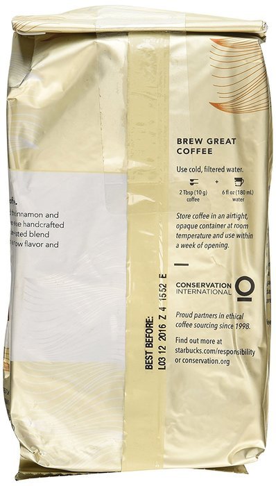 Starbucks Cinnamon Dolce Ground Coffee - 11 oz (311g) N2