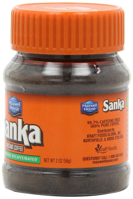 Sanka Instant, Naturally Decaffeinated, 8 oz N6