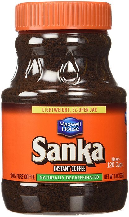 Sanka Instant, Naturally Decaffeinated, 8 oz N17