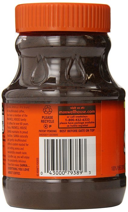Sanka Instant, Naturally Decaffeinated, 8 oz N21