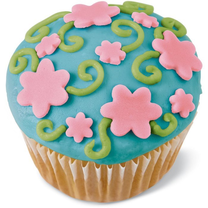Wilton 1907-1345 Fondant 3-Piece Cutters, Blossom/Leaf, Mini