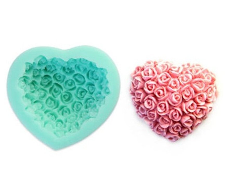 Baking Mould Cake Bread Mold Fondant Cakes Food-grade Silicone Rose Non Stic