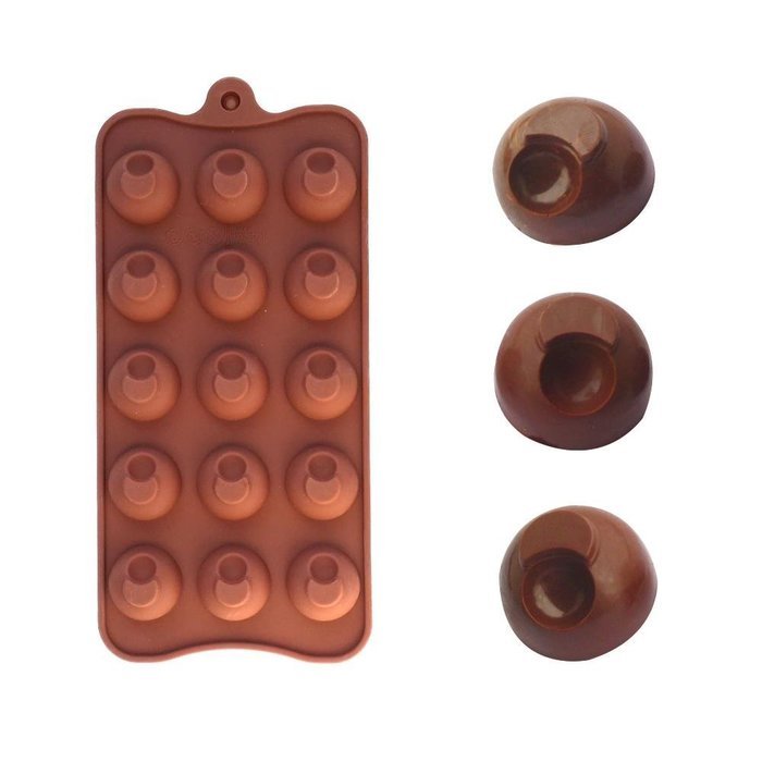 Holds Circle Shaped Fondant Cake Chocolate Pan Candy Soap Silicone Mold Baking Pan Cake Mould Decoration