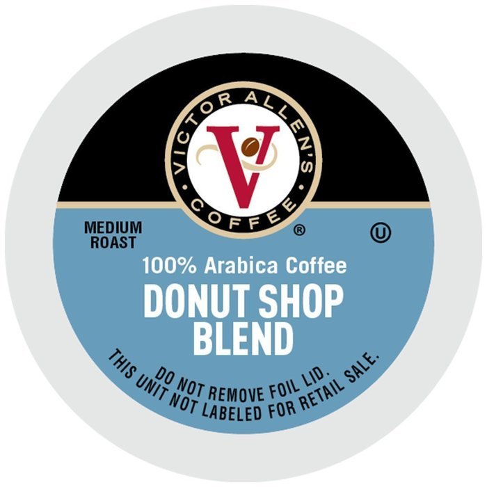Victor Allen Coffee, Donut Shop Single Serve K-cup, 80 Count (Compatible with 2.0 Keurig Brewers) N29