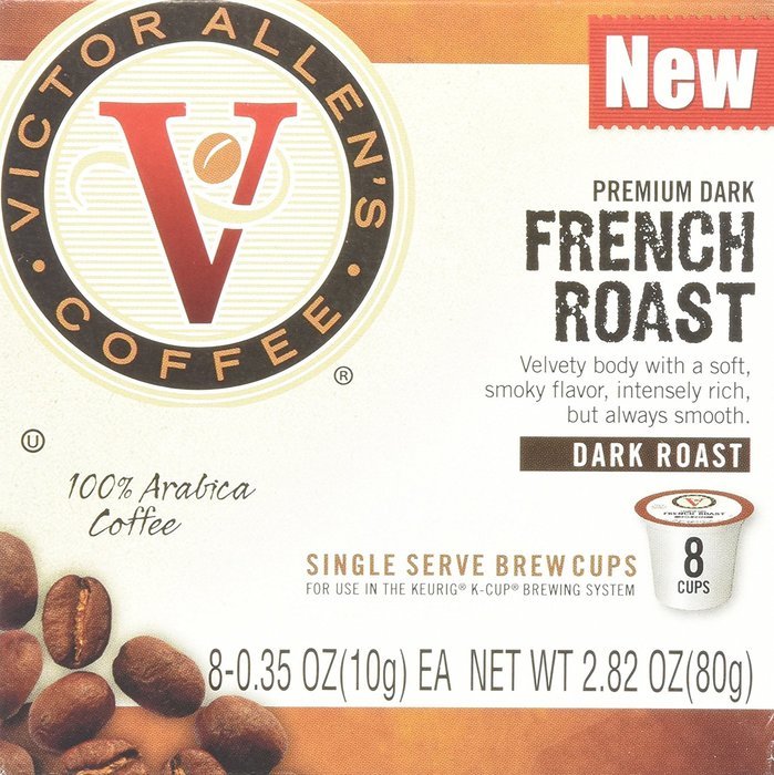 Victor Allen Coffee, Donut Shop Single Serve K-cup, 80 Count (Compatible with 2.0 Keurig Brewers) N42