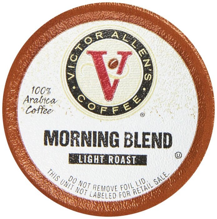 Victor Allen Coffee, Donut Shop Single Serve K-cup, 80 Count (Compatible with 2.0 Keurig Brewers) N45