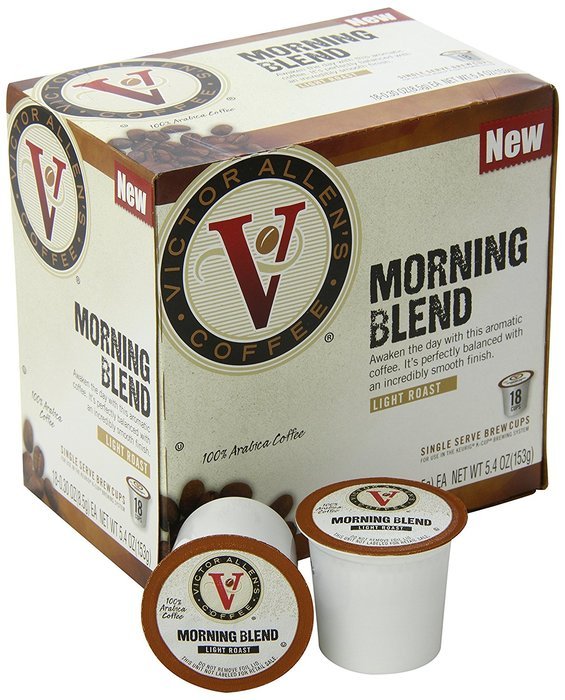 Victor Allen Coffee, Donut Shop Single Serve K-cup, 80 Count (Compatible with 2.0 Keurig Brewers) N52