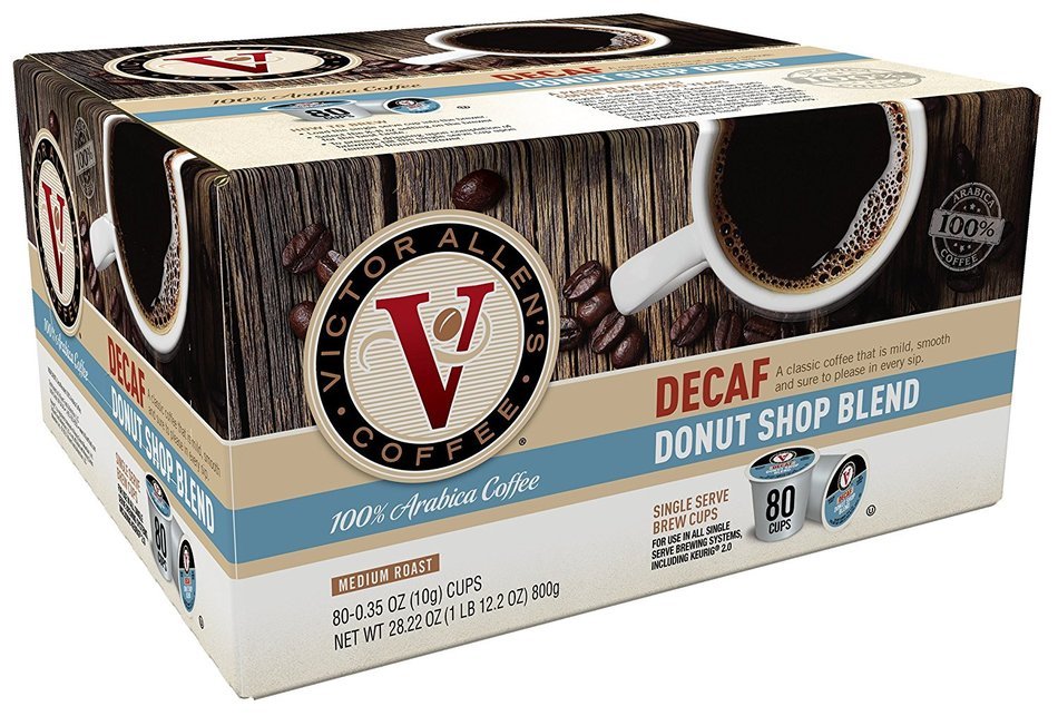 Victor Allen Coffee, Donut Shop Single Serve K-cup, 80 Count (Compatible with 2.0 Keurig Brewers) N58
