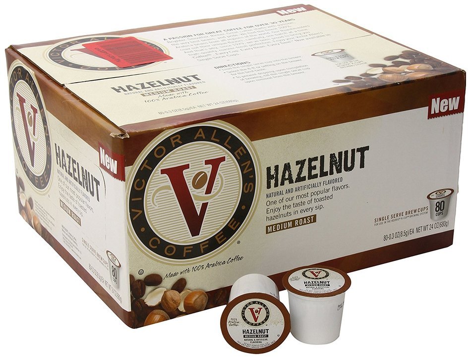 Victor Allen Coffee, Donut Shop Single Serve K-cup, 80 Count (Compatible with 2.0 Keurig Brewers) N73
