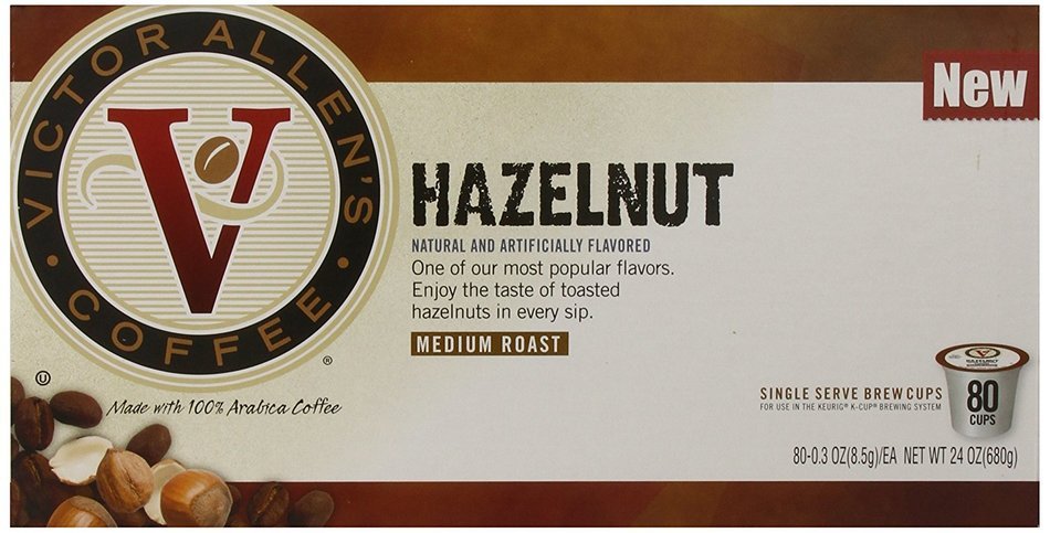 Victor Allen Coffee, Donut Shop Single Serve K-cup, 80 Count (Compatible with 2.0 Keurig Brewers) N74