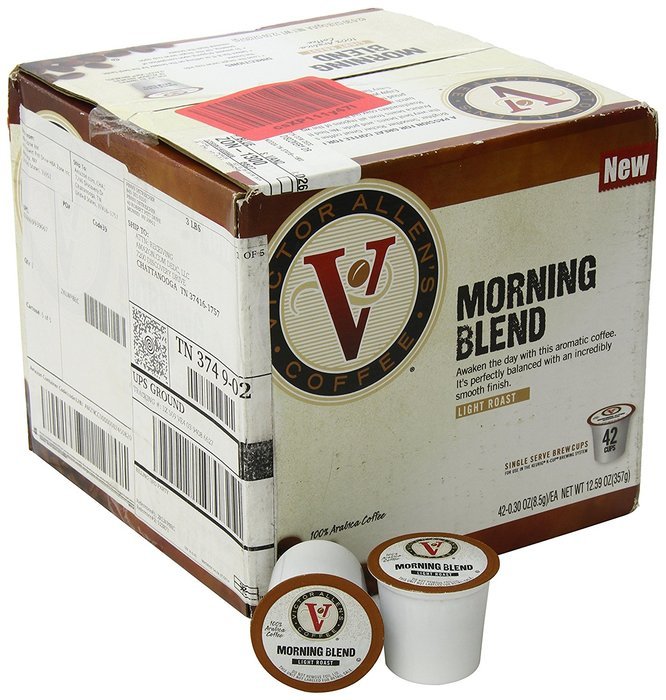 Victor Allen Coffee, Donut Shop Single Serve K-cup, 80 Count (Compatible with 2.0 Keurig Brewers) N85