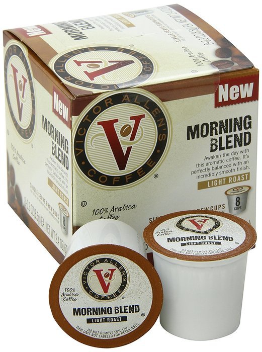Victor Allen Coffee, Donut Shop Single Serve K-cup, 80 Count (Compatible with 2.0 Keurig Brewers) N89