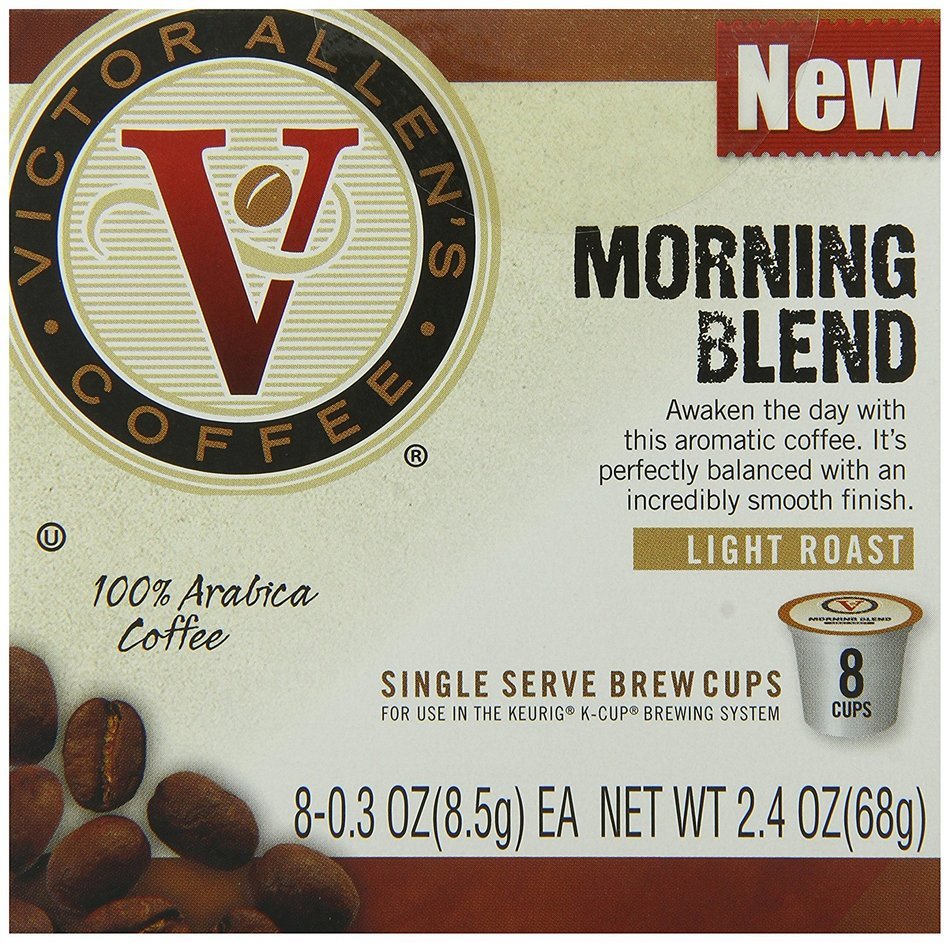 Victor Allen Coffee, Donut Shop Single Serve K-cup, 80 Count (Compatible with 2.0 Keurig Brewers) N90