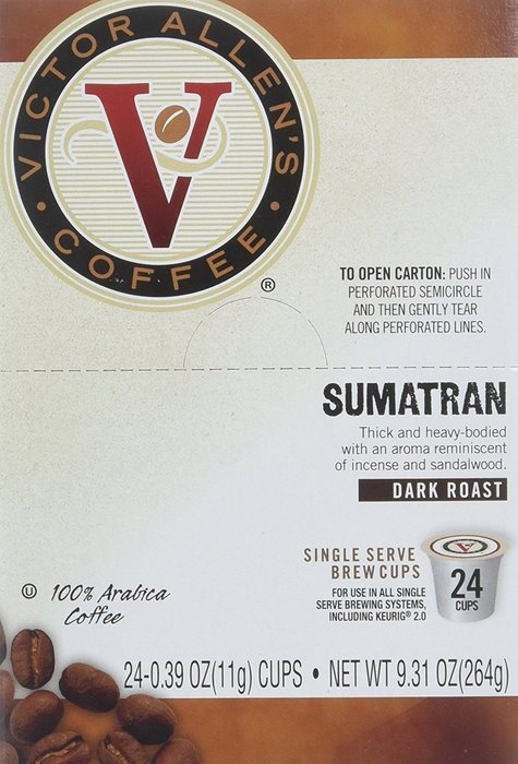 Victor Allen Coffee, Donut Shop Single Serve K-cup, 80 Count (Compatible with 2.0 Keurig Brewers) N118