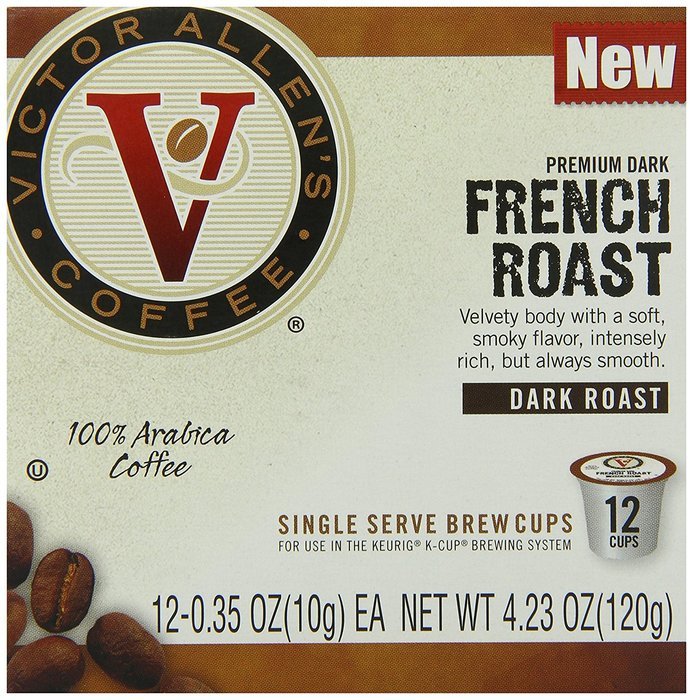 Victor Allen Coffee, Donut Shop Single Serve K-cup, 80 Count (Compatible with 2.0 Keurig Brewers) N133