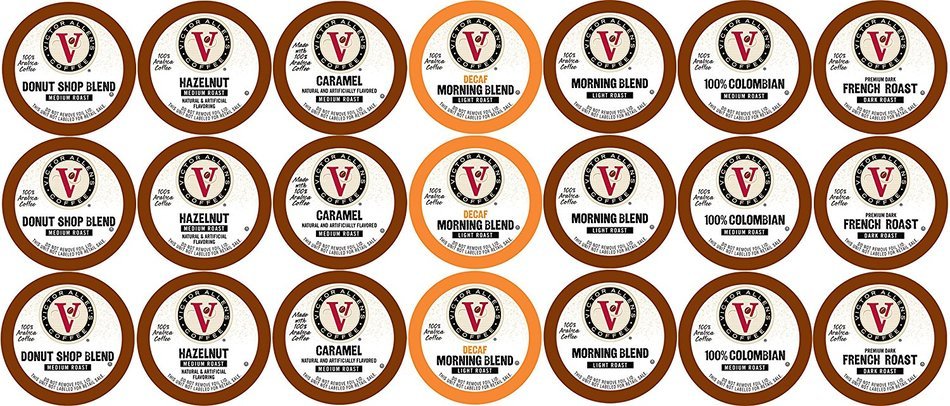 Victor Allen Coffee, Donut Shop Single Serve K-cup, 80 Count (Compatible with 2.0 Keurig Brewers) N138