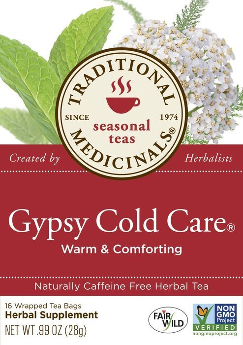 Traditional Medicinals Gypsy Cold Care Herbal Wrapped Tea Bags, 16 ct N2
