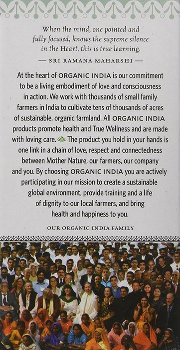 Organic India Tulsi Tea Original, 18-Count Teabags (Pack of 6) N4