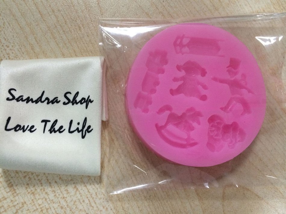 Yunko Mini Baby Shower Fondant Mold Silicone Sugar Mold Craft Molds DIY Gumpaste Flowers Cake Decorating N3