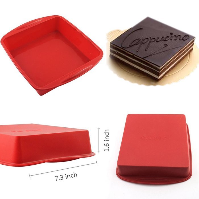 AYAMAYA Silicone Cake Baking Mold, 8-Cavity Heart-shaped Chocolate Making Mold Cake Pan Muffin Cups Handmade Pudding...