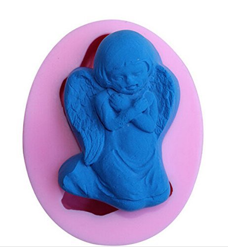 HSE 3D Shape Angel Fondant Cake Mold Silicone Mold Chocolate Mold Bakeware Cooking Tools DIY Soap Pudding Mold