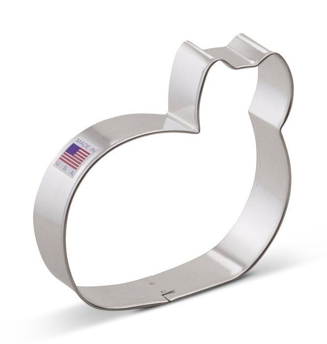 Ann Clark Cozy Cat Cookie Cutter - 4.25 Inches - Tin Plated Steel