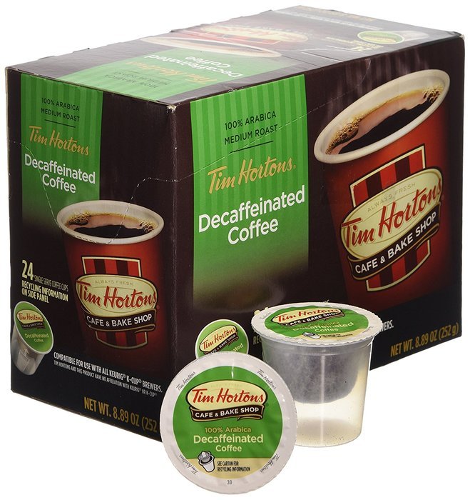 Tim Hortons DECAF Single Serve Coffee 48 Count N2
