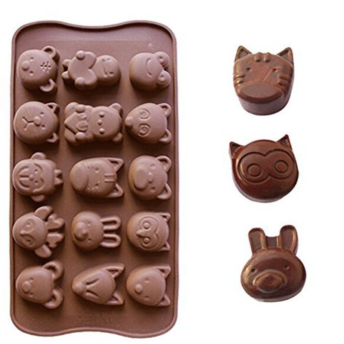 Witkey 24 Cavity Maple Leaves Ice Cube Tray Fondant Silicone Mold Sugar Mold Candy Molds Chocolate Cake Molds... N10