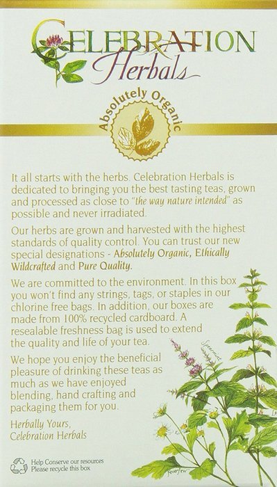 Celebration Herbals Lemon Balm Tea Bags, 24 Count N3
